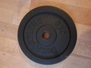 Liatinový kotúč inSPORTline 10 kg (používané)